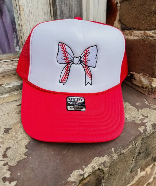 Bow Baseball Trucker Hat